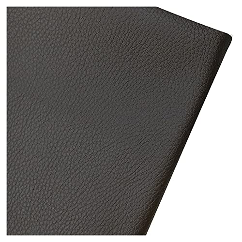 Stühle Sofa Leder Stoff Kunstleder Meter Für Meter Polsterstoff Napa Textur Wasserdicht Für Autositze Sofa Stuhl Möbel DIY & Handwerk Breite 160cm Längenanpassung(Black coffee,1.6X3m) von Generic