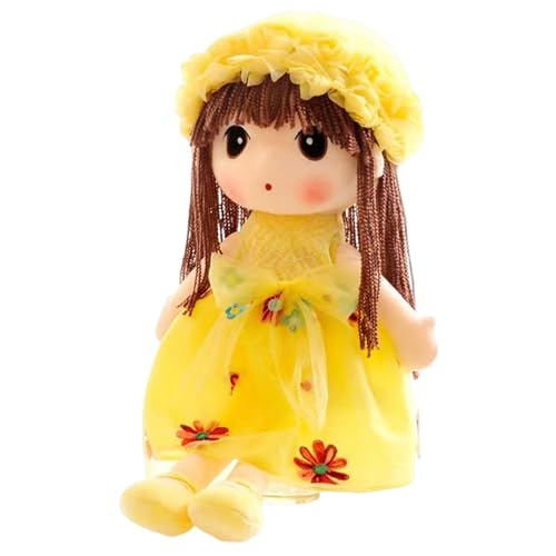 Sweet Plush Doll Girls - Kuschelige weiche Puppenhut, handgefertigte Stoffpuppe | Schlafbegleiter für kleine Kinder, Geburtstag des Weihnachtsfestivals Sweet Plush Doll Girls - Kuschelige weiche Puppenhut, handgefertigte Stoffpuppe | Schlafbegleiter für kleine Kinder, Geburtstag des Weihnachtsfestivals von Generic