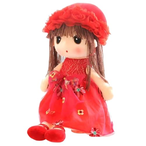 Sweet Plush Doll Girls - Kuschelige weiche Puppenhut, handgefertigte Stoffpuppe | Schlafbegleiter für kleine Kinder, Geburtstag des Weihnachtsfestivals Sweet Plush Doll Girls - Kuschelige weiche Puppenhut, handgefertigte Stoffpuppe | Schlafbegleiter für kleine Kinder, Geburtstag des Weihnachtsfestivals von Generic
