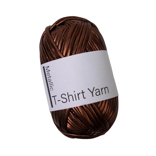 T-Shirt-Garn – Häkelgarn weich, Glanzgarn modisch | Stoffband zum Stricken und Häkeln, glänzendes Textilgarn für Kleidung, Schlüsselanhänger, Handarbeiten für Anfänger und Bastelprojekte T-Shirt-Garn – Häkelgarn weich, Glanzgarn modisch | Stoffband zum Stricken und Häkeln, glänzendes Textilgarn für Kleidung, Schlüsselanhänger, Handarbeiten für Anfänger und Bastelprojekte von Generic