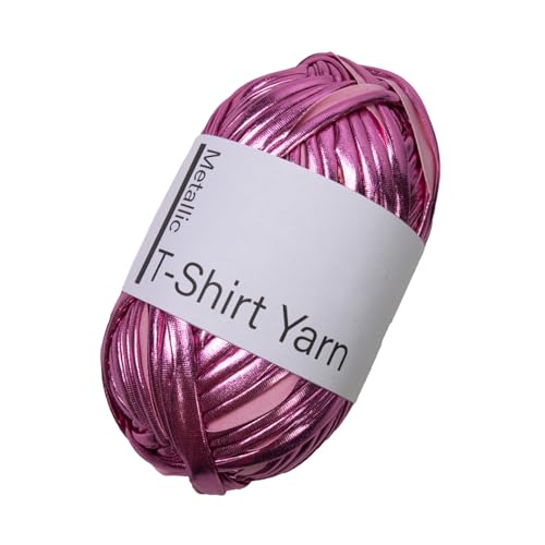 T-Shirt-Garn – Häkelgarn weich, Glanzgarn modisch | Stoffband zum Stricken und Häkeln, glänzendes Textilgarn für Kleidung, Schlüsselanhänger, Handarbeiten für Anfänger und Bastelprojekte T-Shirt-Garn – Häkelgarn weich, Glanzgarn modisch | Stoffband zum Stricken und Häkeln, glänzendes Textilgarn für Kleidung, Schlüsselanhänger, Handarbeiten für Anfänger und Bastelprojekte von Generic