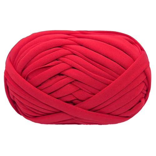 T-Shirt Garn Strickgarn Stoff Häkeltuch für Sommer Hand DIY Tasche Decke Kissen Häkeln Projekte 100g von Generic