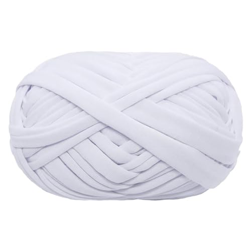 T-Shirt Garn Strickgarn Stoff Häkeltuch für Sommer Hand DIY Tasche Decke Kissen Häkeln Projekte 100g von Generic