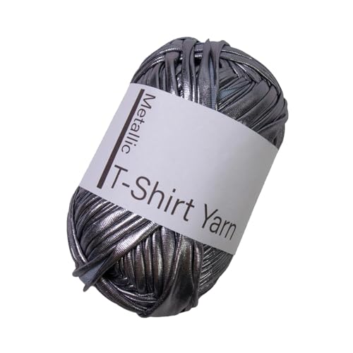 T-Shirt-Garn zum Häkeln – Kleidungs-Bastelgarn – Stricken glänzendes T-Shirt-Garn für Häkelanfänger, Handarbeit, Tasche, Decke, Kissen, Häkelgarn T-Shirt-Garn zum Häkeln – Kleidungs-Bastelgarn – Stricken glänzendes T-Shirt-Garn für Häkelanfänger, Handarbeit, Tasche, Decke, Kissen, Häkelgarn von Generic