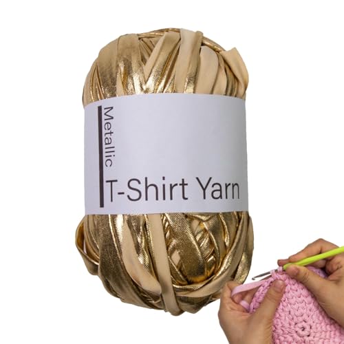 T-Shirtgarn, Häkelgarn, Häkelgarn, modisches Häkelgarn, T-Shirt-Garn für Häkeln, glänzendes Garn für Kleidung, Schlüsselanhänger T-Shirtgarn, Häkelgarn, Häkelgarn, modisches Häkelgarn, T-Shirt-Garn für Häkeln, glänzendes Garn für Kleidung, Schlüsselanhänger von Generic
