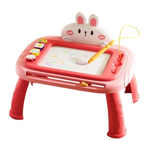 Tablero Del Garabato De La Escritura, Tablero De Dibujo De Los Niños, Tablero De Dibujo Para Niños De Conejo De Dibujos Animados, Juguete De Habilidades Motoras Finas Con Soporte De Pata De Mesa von Generic