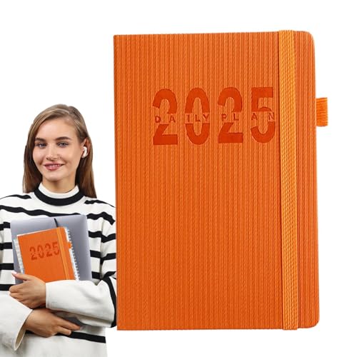 Tagesplaner A5 2025, Terminplaner 2025, A5-Terminplaner 2025, Notizblock, Smooth Writing Tagesplaner 2025 für Zuhause, Schule, Arbeitsbereich, Reisen und Geschäftsreisen von Generic