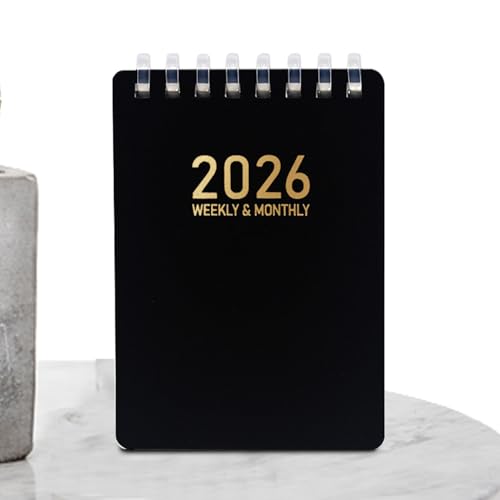 Tagesplaner Notizbuch | 2026 Ringbuch | A7 Pocket Format Weicher Spiralbindung Terminplanung Für Studium Beruf Alltag von Generic