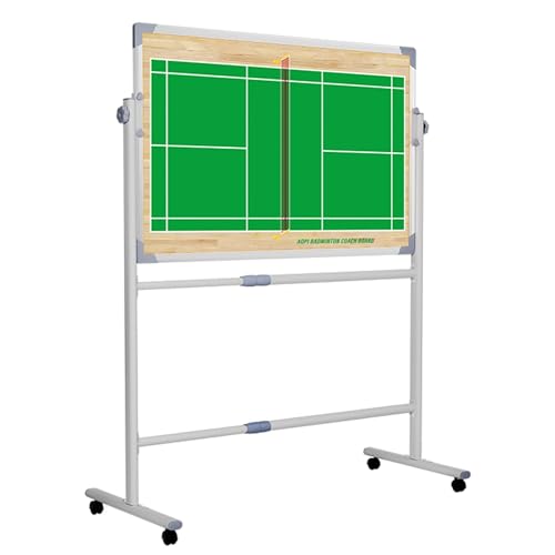 Taktikbrett Coaching Board für Die Schulung Oder Spielanalyse, Trainerboard, mit Markierstift und Radiergummi, für Fußball, Basketball, Badminton, Volleyball, Eishockey, Gateball(Badminton) von Generic