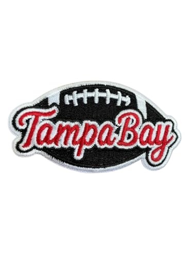 Tampa Bay Schriftzug Word On Football Fanavorite Team Iron On Sew On Embroidered Patch von Generic