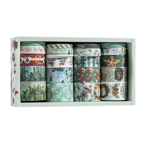 Tape Set 20 Rollen Dekoratives Klebeband for Scrapbooking Bastelprojekte DIY Geschenkverpackung von Generic