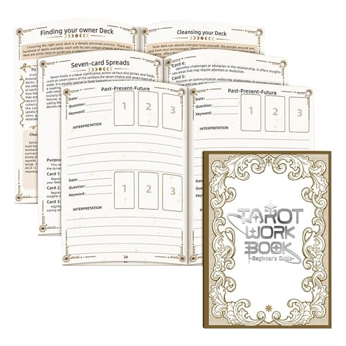 Tarot -Arbeitsbuch | Lined Tarot Journaling Notebook für Anfänger - Ästhetisches Journaling -Buch für die tägliche Praxis Rituale Energieverfolgung der Wahrsagerung Lesen Frauen Astrologie Meditation Tarot -Arbeitsbuch | Lined Tarot Journaling Notebook für Anfänger - Ästhetisches Journaling -Buch für die tägliche Praxis Rituale Energieverfolgung der Wahrsagerung Lesen Frauen Astrologie Meditation von Generic