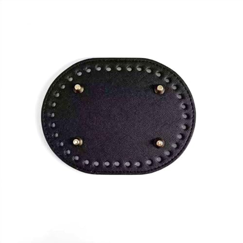 Taschenboden zum DIY Häkeln, 2 Stück Taschenboden 14.5cm*11cm, PU Leder Boden der Tasche, Kunstleder Boden Tasche Häkeln, für Handtasche DIY Korbflechten Häkelzubehör (14.5x11CM,1A) von Generic