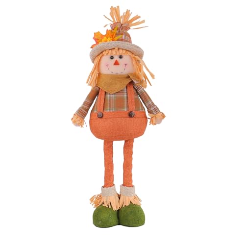 Thanksgiving-Puppe - Ahornblätter Ornament aus Plüschstoff, Gnomfigur der Saison gesammelt | Zwergdekoration mit handgefertigtem Strohhut, Ausstellung Thanksgiving-Puppe - Ahornblätter Ornament aus Plüschstoff, Gnomfigur der Saison gesammelt | Zwergdekoration mit handgefertigtem Strohhut, Ausstellung von Generic