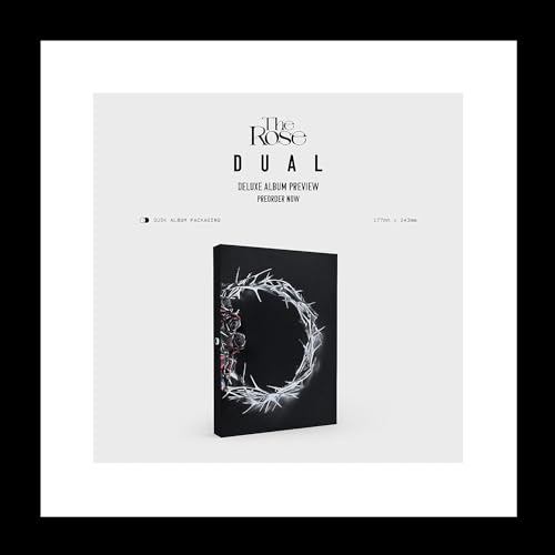 The Rose Dual 2nd Album CD + Photobook + Photocard + Sticker Pack + Trackin Sealed Kim Woosung (Deluxe Box DUSK Version) von Generic