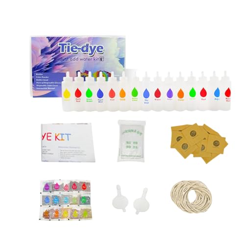 Tie Dye Colors, Tie Dye Kit, Tie Dye Spray Kit, Crafting Paint Fabric Art Set For Expert Clothing Outdoor School Family Home Scarves Socks Hats Beginner Tie Dye Colors, Tie Dye Kit, Tie Dye Spray Kit, Crafting Paint Fabric Art Set For Expert Clothing Outdoor School Family Home Scarves Socks Hats Beginner von Generic