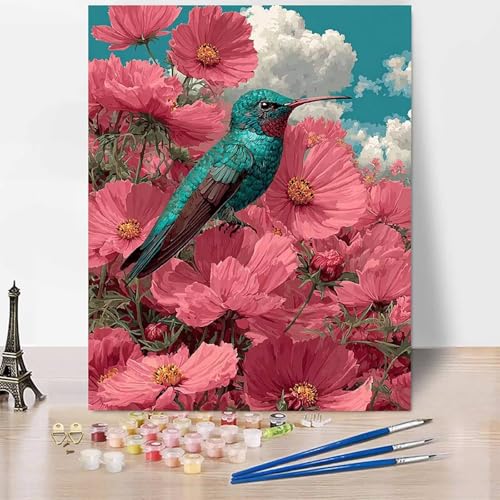 Tier Malen Nach Zahlen Erwachsene Blumen Malen Nach Zahlen Kreativ Set Erwachsene 50x65cm, Leinwand Ölgemälde Bastelset mit Pinsel und Farben für Zimmer Deko, Geschenke für Frauen, Ohne Rahmen -XY966 Tier Malen Nach Zahlen Erwachsene Blumen Malen Nach Zahlen Kreativ Set Erwachsene 50x65cm, Leinwand Ölgemälde Bastelset mit Pinsel und Farben für Zimmer Deko, Geschenke für Frauen, Ohne Rahmen -XY966 von Generic