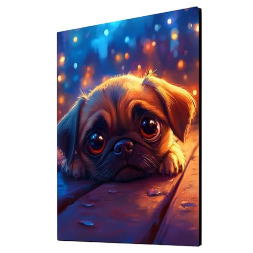 Tier Malen Nach Zahlen Erwachsene Hund Malen Nach Zahlen 110x80CM DIY Basteln Erwachsene Klarheit Farbe Leinwan Bilder mit Acrylfarben Set 3 Typen Pinsel für Wanddeko Wohnzimmer, Geschenke 2YH-6758 Tier Malen Nach Zahlen Erwachsene Hund Malen Nach Zahlen 110x80CM DIY Basteln Erwachsene Klarheit Farbe Leinwan Bilder mit Acrylfarben Set 3 Typen Pinsel für Wanddeko Wohnzimmer, Geschenke 2YH-6758 von Generic
