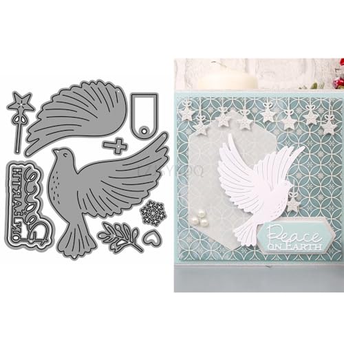 Tier-Stanzformen für Kartenherstellung, Tauben-Metall-Stanzformen für Papier, Scrapbooking, DIY-Schablonen für Album, Party, Hochzeit, Festivals, Dekoration Tier-Stanzformen für Kartenherstellung, Tauben-Metall-Stanzformen für Papier, Scrapbooking, DIY-Schablonen für Album, Party, Hochzeit, Festivals, Dekoration von Generic