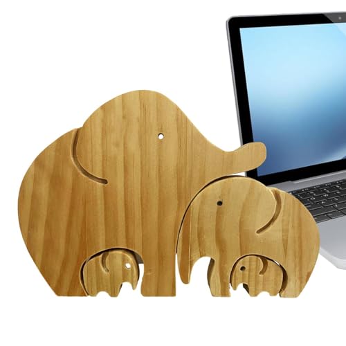 Tierfamilie Figuren aus Holz, Tierpuzzles aus Holz für die Familie, Tierfamilienstatue Figuren, Tierfamilienpuzzle, Heimdekoration für Kleinkinder, Würfel Tierfamilie Figuren aus Holz, Tierpuzzles aus Holz für die Familie, Tierfamilienstatue Figuren, Tierfamilienpuzzle, Heimdekoration für Kleinkinder, Würfel von Generic