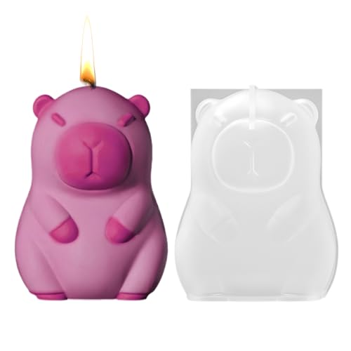 Tierformen – 3D-Capybara-Silikonform, wiederverwendbare Antihaftform für Kunstharz, Kunst, Schmuck, , Kuchen, Kerzen, Pudding, flexible Gießform für Figuren, Bastelprojekte und Dekoration Tierformen – 3D-Capybara-Silikonform, wiederverwendbare Antihaftform für Kunstharz, Kunst, Schmuck, , Kuchen, Kerzen, Pudding, flexible Gießform für Figuren, Bastelprojekte und Dekoration von Generic