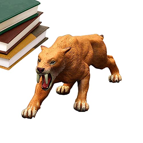 Tiger Toy - Glatte Textur Sabertooth Tiger Model - Alte Animal Toys Cake Toppers Cupcake Dekorationen Geburtstagsgeschenk Mit Der Berührung, Die Mit Wasserbasis Besprüht Und Der Für Kinder Ab 3 Jahren Tiger Toy - Glatte Textur Sabertooth Tiger Model - Alte Animal Toys Cake Toppers Cupcake Dekorationen Geburtstagsgeschenk Mit Der Berührung, Die Mit Wasserbasis Besprüht Und Der Für Kinder Ab 3 Jahren von Generic
