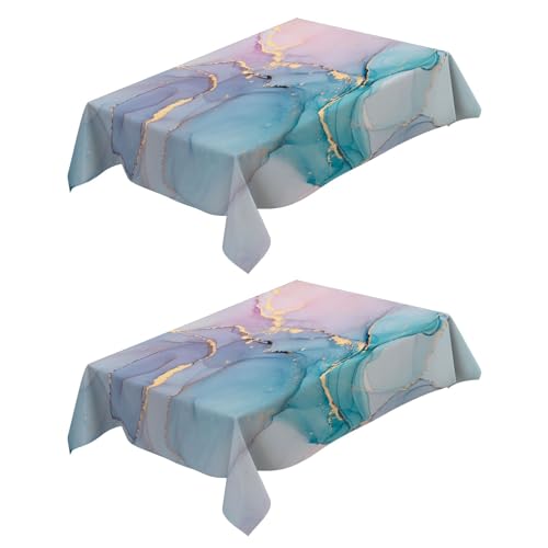 Tischdecke Abwaschbar 2 Stück Marmor 120x160 cm Lotuseffekt Tischtuch Wasserabweisend Tafeldecke Tischwäsche Fleckschutz Pflegeleicht Abwaschbar Schmutzabweisend - Multi Tischdecke Abwaschbar 2 Stück Marmor 120x160 cm Lotuseffekt Tischtuch Wasserabweisend Tafeldecke Tischwäsche Fleckschutz Pflegeleicht Abwaschbar Schmutzabweisend - Multi von Generic
