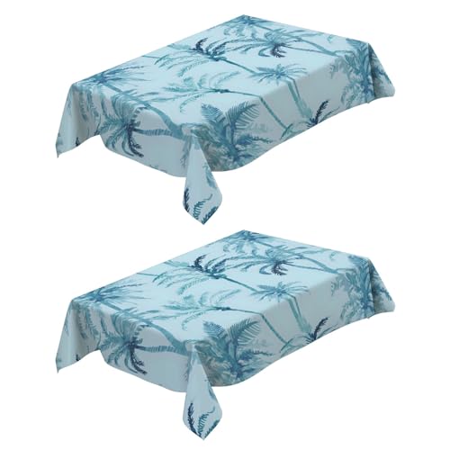 Tischdecke Abwaschbar 2 Stück Palme 140x180 cm Lotuseffekt Tischtuch Wasserabweisend Tafeldecke Tischwäsche Fleckschutz Pflegeleicht Abwaschbar Schmutzabweisend Tischdecke Abwaschbar 2 Stück Palme 140x180 cm Lotuseffekt Tischtuch Wasserabweisend Tafeldecke Tischwäsche Fleckschutz Pflegeleicht Abwaschbar Schmutzabweisend von Generic