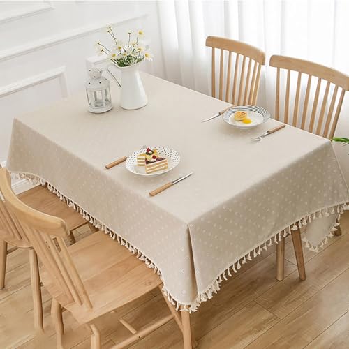 Tischdecke Abwaschbar Rechteckig 70x70cm, Schmutzabweisend Tafeldecke, Tischdecke Kratzfest Outdoor, Tischtuch Wasserdicht Gartentischdecke, für Drinnen, Draussen, Esszimmer, Festen von Generic