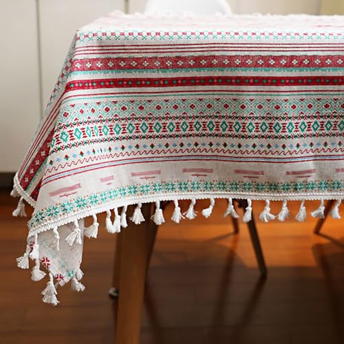 Tischdecke Abwaschbar Rechteckig 90X90cm, Schmutzabweisend Tafeldecke, Tischdecke Kratzfest Outdoor, Tischtuch Wasserdicht Gartentischdecke, für Drinnen, Draussen, Esszimmer, Festen von Generic