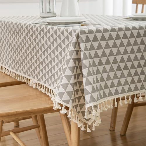 Tischdecke Abwaschbar Rechteckig 90X90cm, Schmutzabweisend Tafeldecke, Tischdecke Kratzfest Outdoor, Tischtuch Wasserdicht Gartentischdecke, für Drinnen, Draussen, Esszimmer, Festen von Generic