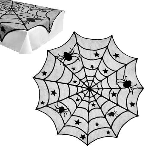 Tischdecke aus Spinnennetz – dekorative Tischdecke aus Spinnennetz für Halloween | Gruseliges und elegantes Spinnennetz, perfekt für Partys, Geisterhäuser und saisonale Veranstaltungen, hohe Qualität Tischdecke aus Spinnennetz – dekorative Tischdecke aus Spinnennetz für Halloween | Gruseliges und elegantes Spinnennetz, perfekt für Partys, Geisterhäuser und saisonale Veranstaltungen, hohe Qualität von Generic