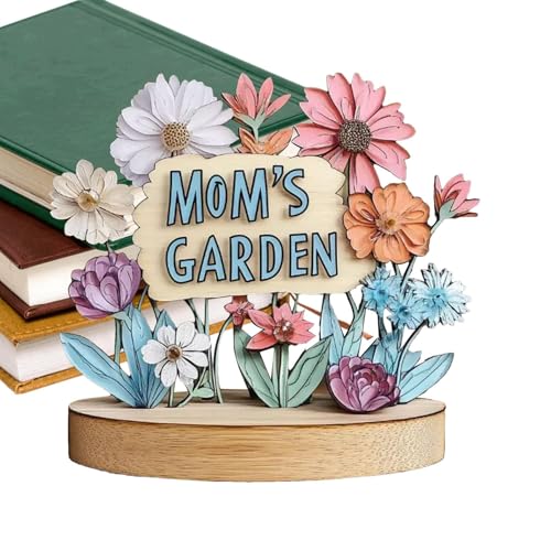 Tischdekoration, Muttertagsgeschenk, Muttertagsschild, Blumen-Tischschmuck aus Holz, Dekoration für den Muttertag, Tischdekoration, Muttertagsgeschenk, Muttertagsschild, Blumen-Tischschmuck aus Holz, Dekoration für den Muttertag, von Generic