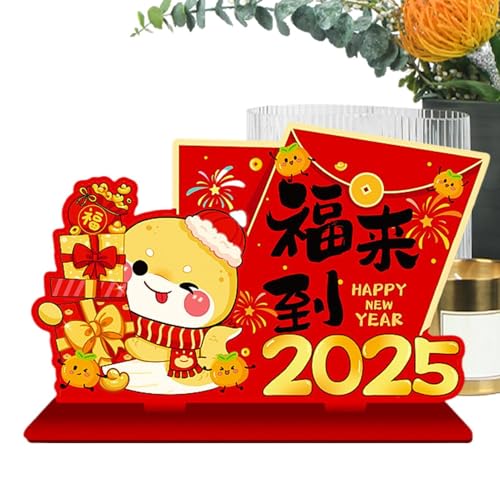 Tischdekorationen für Silvester 2025, rote Silvester-Tischdekoration, Tischdekoration, Neujahr, 2025, Tischdekoration, Tischdekoration, rote Schlange für die Party von Generic