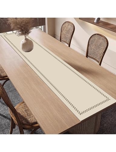 Tischläufer für Couchtisch, Esstisch, Retro Streifen, Rechteckige Tischläufer, Sideboard, Schals für ein festliches Abendessen, Duschparty(Color3,30x220cm/11.7x85.8in) von Generic