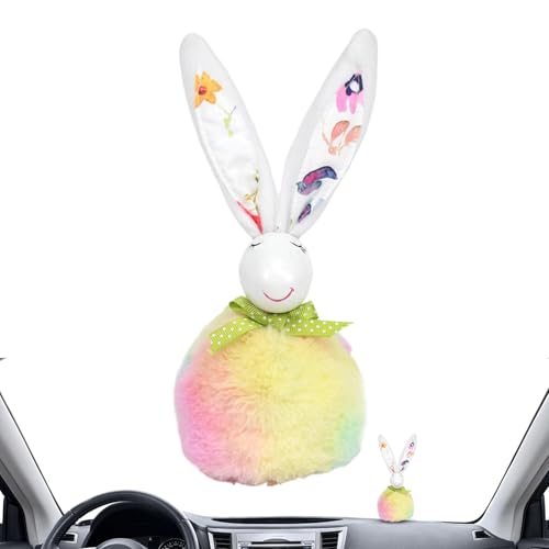 -Tischornamente – Dekoration für Frühling, Ostern, Dekoration für Kaninchen, Tischdekoration, Osterhasen | Bunte Plüschdekoration für Ostern – Dezember -Tischornamente – Dekoration für Frühling, Ostern, Dekoration für Kaninchen, Tischdekoration, Osterhasen | Bunte Plüschdekoration für Ostern – Dezember von Generic