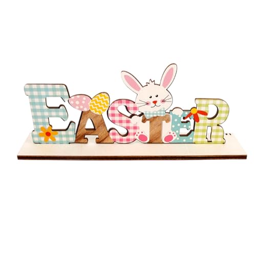 Tischschilder Osterhase Osterhase Blöcke Deko Schilder Ostern | Bunte Tischdeko Ostern - Deko Tischschild Frühjahr Vorräte für Tischschilder Osterhase Osterhase Blöcke Deko Schilder Ostern | Bunte Tischdeko Ostern - Deko Tischschild Frühjahr Vorräte für von Generic