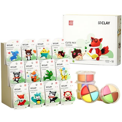 Ton-Set für Kinder, Modelliermasse, Modelliermasse, Modelliermasse, Modelliermasse, lustig und luftgetrocknet, Modelliermasse Ton-Set für Kinder, Modelliermasse, Modelliermasse, Modelliermasse, Modelliermasse, lustig und luftgetrocknet, Modelliermasse von Generic