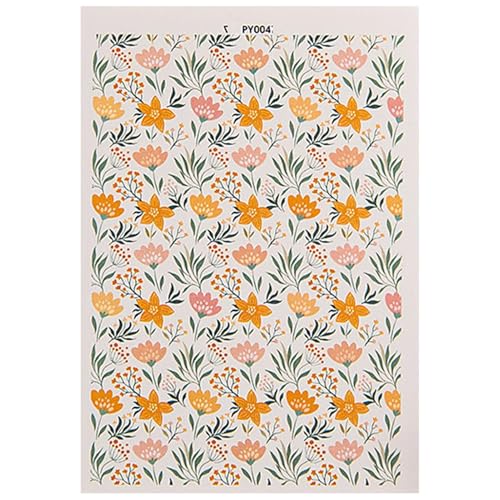 Ton-Transferblätter – Blumen-Transferpapier aus Ton, Transferpapier für Blumen, einfache Transferblätter aus Ton, Ton, Papier Ton-Transferblätter – Blumen-Transferpapier aus Ton, Transferpapier für Blumen, einfache Transferblätter aus Ton, Ton, Papier von Generic