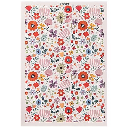 Tonübertragungspapier - Keramikmuster -Anwendungsblatt, waschbarer Drucktransfer | Wasserlösliches Transferpapier rustikaler farbenfrohe Blumenabziehbilder handgefertigt, glattes Druckgipfelblatt, Töp Tonübertragungspapier - Keramikmuster -Anwendungsblatt, waschbarer Drucktransfer | Wasserlösliches Transferpapier rustikaler farbenfrohe Blumenabziehbilder handgefertigt, glattes Druckgipfelblatt, Töp von Generic