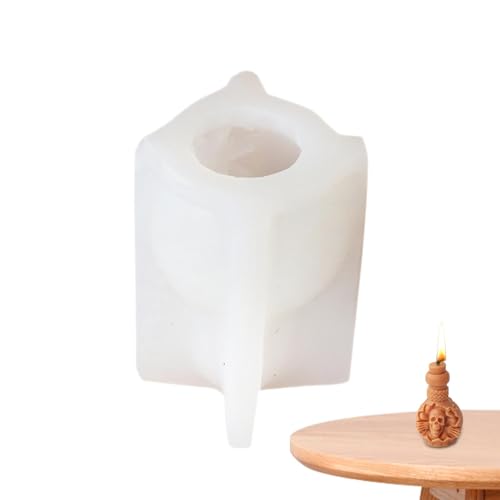 Totenkopf-Formen für Harz, Halloween-Schokoladenform – Silikon-Totenkopf-Harz-Formen für Epoxidharz, Kerzen, Seife, Gips, Totenkopf-Harz-Formen von Generic
