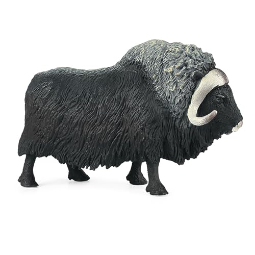 Toys Bulls – Realistische Moschus-Figur, Wildtier-Modell | Realistisches -Rindfleischspielzeug, strukturierte Details, einfache realistische Kuchendekoration für und Mädchen Toys Bulls – Realistische Moschus-Figur, Wildtier-Modell | Realistisches -Rindfleischspielzeug, strukturierte Details, einfache realistische Kuchendekoration für und Mädchen von Generic