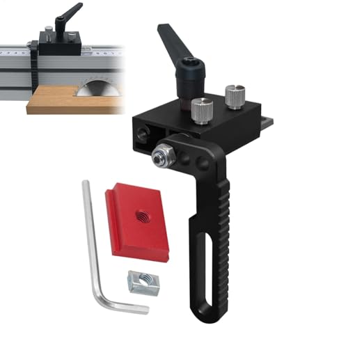 Trackstopp 75 - T-Track-Stoppblock, Typ 75 Manuell aus Aluminiumlegierung, einstellbarer Stoppblock, abschließbarer T-Track-Locator für Holzbearbeitung Trackstopp 75 - T-Track-Stoppblock, Typ 75 Manuell aus Aluminiumlegierung, einstellbarer Stoppblock, abschließbarer T-Track-Locator für Holzbearbeitung von Generic