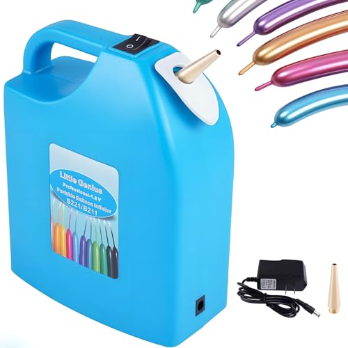 Tragbare Elektroballonpumpenmaschine, Elektrobauerluftpumpeninflator für Home Party Ballon Dekoration, Schneller Und Zeit Sparen Blue Tragbare Elektroballonpumpenmaschine, Elektrobauerluftpumpeninflator für Home Party Ballon Dekoration, Schneller Und Zeit Sparen Blue von Generic