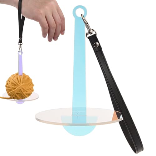 Tragbarer Handgelenk-Garnhalter – verstellbarer Garnspender zum Stricken und Häkeln, tragbarer Garnkugelhalter für Zuhause, reisefreundlicher Garn-Organizer, Garnhalter für Bastler und DIY-Projekte von Generic