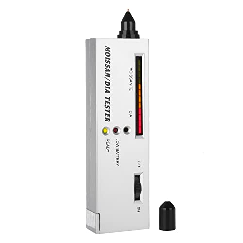 Tragbarer Moissan -Tester -LED -Indikator -Pen für Genaue Moissanit- und Diamanterkennung - Schmucktestwerkzeug mit Empfindlicher Sonde von Generic