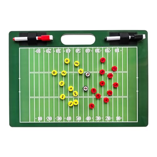 Trainingsnotizen, Fußballtrainertafeln, langlebige Taktikbretter – Tragbar inklusive Stifte für Fußballtrainer Trainingsnotizen, Fußballtrainertafeln, langlebige Taktikbretter – Tragbar inklusive Stifte für Fußballtrainer von Generic