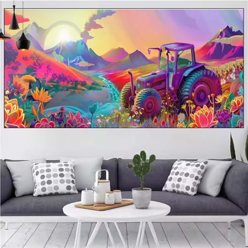 Traktor Diamond Painting xxl 60x120cm Diamond Painting Erwachsene Landschaft Diamant Malerei Set,Mosaikherstellung Malen Nach Zahlen Cross Stickerei Kunst Leinwand Malerei Kits,Gifts Frauen CN-1055 Traktor Diamond Painting xxl 60x120cm Diamond Painting Erwachsene Landschaft Diamant Malerei Set,Mosaikherstellung Malen Nach Zahlen Cross Stickerei Kunst Leinwand Malerei Kits,Gifts Frauen CN-1055 von Generic