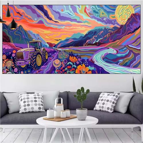 Traktor Diamond Painting xxl 70x140cm Diamond Painting Erwachsene Landschaft Diamant Malerei Set,Mosaikherstellung Malen Nach Zahlen Cross Stickerei Kunst Leinwand Malerei Kits,Gifts Frauen CN-1054 Traktor Diamond Painting xxl 70x140cm Diamond Painting Erwachsene Landschaft Diamant Malerei Set,Mosaikherstellung Malen Nach Zahlen Cross Stickerei Kunst Leinwand Malerei Kits,Gifts Frauen CN-1054 von Generic