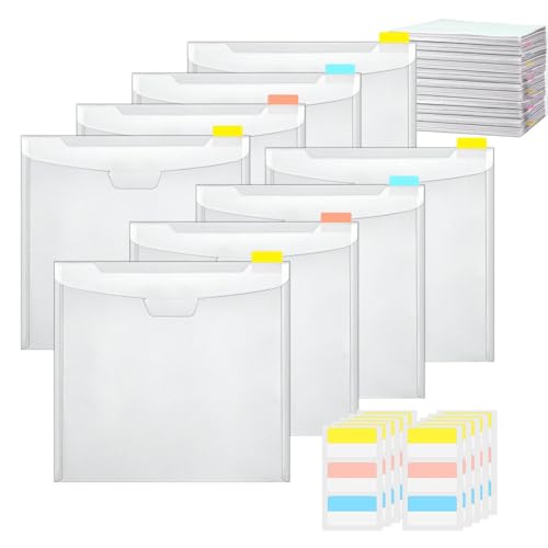 Transparente Album-Papieraufbewahrung - Papierhalter für Alben, transparenter Organizer für Sammelalben mit Klebestreifen | Lösung zum Organisieren von Papier für Sammelalben, Org Transparente Album-Papieraufbewahrung - Papierhalter für Alben, transparenter Organizer für Sammelalben mit Klebestreifen | Lösung zum Organisieren von Papier für Sammelalben, Org von Generic